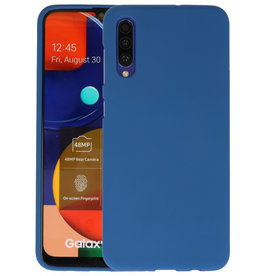 BAOHU BackCover Hoesje Color Telefoonhoesje Samsung Galaxy A50s - Navy