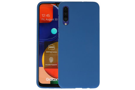 BackCover Hoesje Color Telefoonhoesje voor Samsung Galaxy A50s - Navy