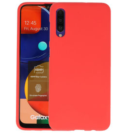 BAOHU BackCover Hoesje Color Telefoonhoesje Samsung Galaxy A50s - Rood