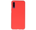 BAOHU Hoesje Geschikt voor de Samsung Galaxy A50s - Backcover Color Telefoonhoesje - Rood
