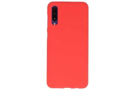 BAOHU Hoesje Geschikt voor de Samsung Galaxy A50s - Backcover Color Telefoonhoesje - Rood