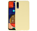 BackCover Hoesje Color Telefoonhoesje voor Samsung Galaxy A50s - Geel