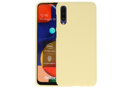 BackCover Hoesje Color Telefoonhoesje voor Samsung Galaxy A50s - Geel