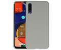 BAOHU Hoesje Geschikt voor de Samsung Galaxy A50s - Backcover Color Telefoonhoesje - Grijs