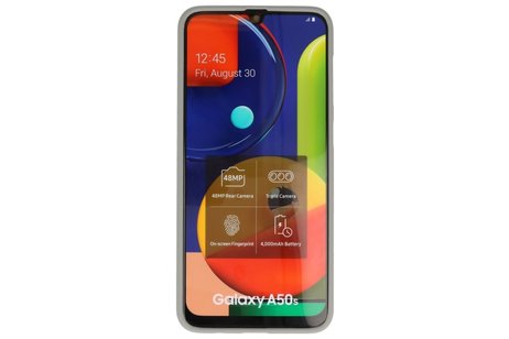 BackCover Hoesje Color Telefoonhoesje voor Samsung Galaxy A50s - Grijs