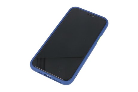 BAOHU Hoesje Geschikt voor de iPhone 11 Pro - Hard Case Backcover Telefoonhoesje - Blauw