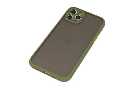 BAOHU Hoesje Geschikt voor de iPhone 11 Pro - Hard Case Backcover Telefoonhoesje - Groen