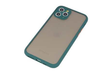 BAOHU Hoesje Geschikt voor de iPhone 11 Pro - Hard Case Backcover Telefoonhoesje - Donker Groen