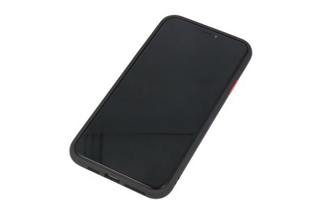 BAOHU Hoesje Geschikt voor de iPhone 11 Pro Max - Hard Case Backcover Telefoonhoesje - Zwart