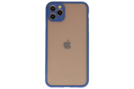 BAOHU Hoesje Geschikt voor de iPhone 11 Pro Max - Hard Case Backcover Telefoonhoesje - Blauw