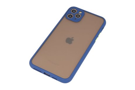 iPhone 11 Pro Max Hoesje Hard Case Backcover Telefoonhoesje Blauw