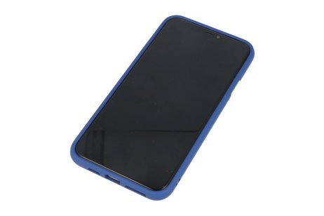 BAOHU Hoesje Geschikt voor de iPhone 11 Pro Max - Hard Case Backcover Telefoonhoesje - Blauw