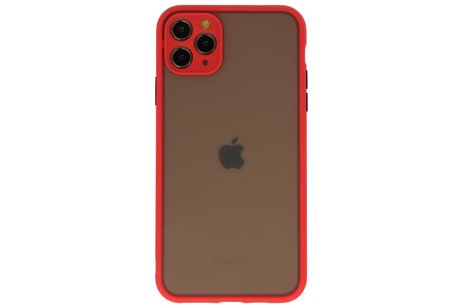 BAOHU Hoesje Geschikt voor de iPhone 11 Pro Max - Hard Case Backcover Telefoonhoesje - Rood