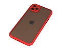 BAOHU Hoesje Geschikt voor de iPhone 11 Pro Max - Hard Case Backcover Telefoonhoesje - Rood