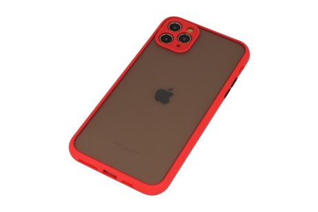 BAOHU Hoesje Geschikt voor de iPhone 11 Pro Max - Hard Case Backcover Telefoonhoesje - Rood