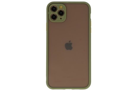 iPhone 11 Pro Max Hoesje Hard Case Backcover Telefoonhoesje Groen