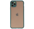 BAOHU Hoesje Geschikt voor de iPhone 11 Pro Max - Hard Case Backcover Telefoonhoesje - Donker Groen