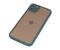 BAOHU Hoesje Geschikt voor de iPhone 11 Pro Max - Hard Case Backcover Telefoonhoesje - Donker Groen