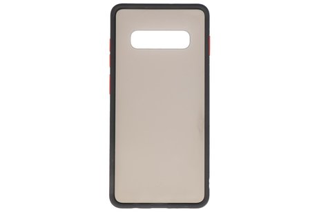BAOHU Hoesje Geschikt voor de Samsung Galaxy S10 Plus - Hard Case Backcover Telefoonhoesje - Zwart