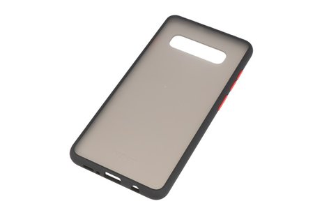 BAOHU Hoesje Geschikt voor de Samsung Galaxy S10 Plus - Hard Case Backcover Telefoonhoesje - Zwart