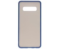 BAOHU Hoesje Geschikt voor de Samsung Galaxy S10 Plus - Hard Case Backcover Telefoonhoesje - Blauw