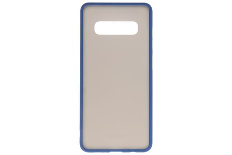 Samsung Galaxy S10 Plus Hoesje Hard Case Backcover Telefoonhoesje Blauw