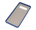 BAOHU Hoesje Geschikt voor de Samsung Galaxy S10 Plus - Hard Case Backcover Telefoonhoesje - Blauw