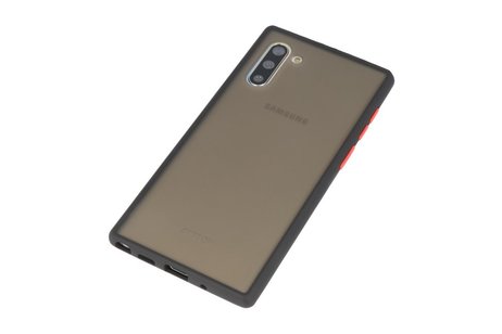 BAOHU Hoesje Geschikt voor de Samsung Galaxy Note 10 - Hard Case Backcover Telefoonhoesje - Zwart