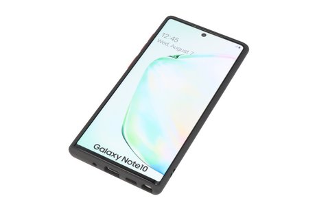 BAOHU Hoesje Geschikt voor de Samsung Galaxy Note 10 - Hard Case Backcover Telefoonhoesje - Zwart