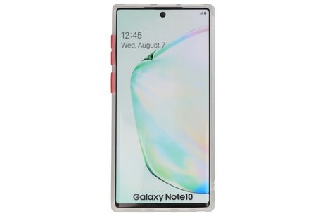 BAOHU Hoesje Geschikt voor de Samsung Galaxy Note 10 - Hard Case Backcover Telefoonhoesje - Transparant