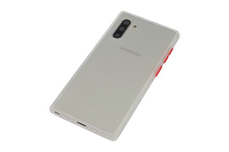 BAOHU Hoesje Geschikt voor de Samsung Galaxy Note 10 - Hard Case Backcover Telefoonhoesje - Transparant