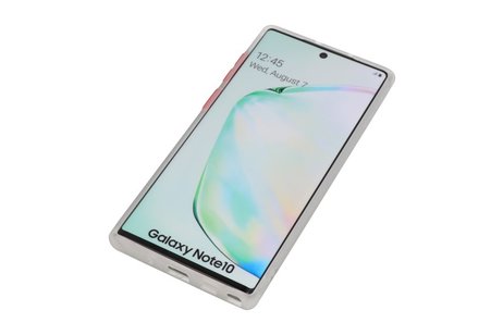 BAOHU Hoesje Geschikt voor de Samsung Galaxy Note 10 - Hard Case Backcover Telefoonhoesje - Transparant