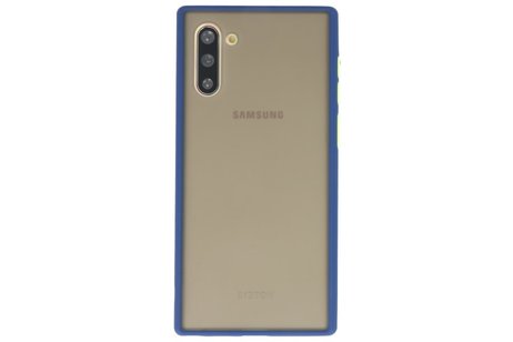 BAOHU Hoesje Geschikt voor de Samsung Galaxy Note 10 - Hard Case Backcover Telefoonhoesje - Blauw