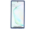 BAOHU Hoesje Geschikt voor de Samsung Galaxy Note 10 - Hard Case Backcover Telefoonhoesje - Blauw