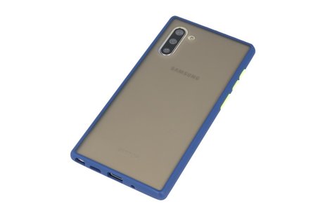 BAOHU Hoesje Geschikt voor de Samsung Galaxy Note 10 - Hard Case Backcover Telefoonhoesje - Blauw