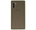 BAOHU Hoesje Geschikt voor de Samsung Galaxy Note 10 - Hard Case Backcover Telefoonhoesje - Groen