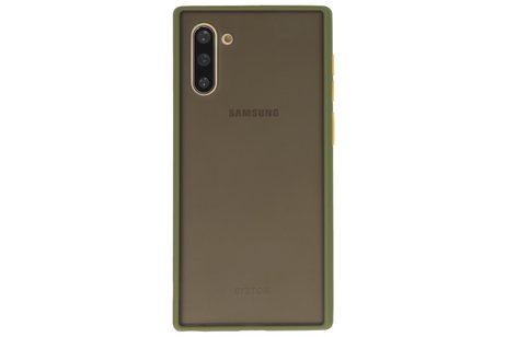 Samsung Galaxy Note 10 Hoesje Hard Case Backcover Telefoonhoesje Groen