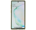 BAOHU Hoesje Geschikt voor de Samsung Galaxy Note 10 - Hard Case Backcover Telefoonhoesje - Groen