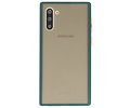 BAOHU Hoesje Geschikt voor de Samsung Galaxy Note 10 - Hard Case Backcover Telefoonhoesje - Donker Groen