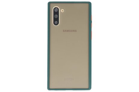 Samsung Galaxy Note 10 Hoesje Hard Case Backcover Telefoonhoesje Donker Groen