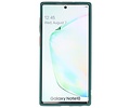 Samsung Galaxy Note 10 Hoesje Hard Case Backcover Telefoonhoesje Donker Groen