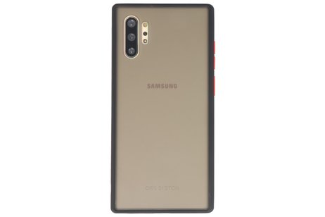 BAOHU Hoesje Geschikt voor de Samsung Galaxy Note 10 Plus - Hard Case Backcover Telefoonhoesje - Zwart