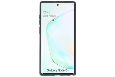 Samsung Galaxy Note 10 Plus Hoesje Hard Case Backcover Telefoonhoesje Zwart