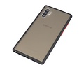 BAOHU Hoesje Geschikt voor de Samsung Galaxy Note 10 Plus - Hard Case Backcover Telefoonhoesje - Zwart