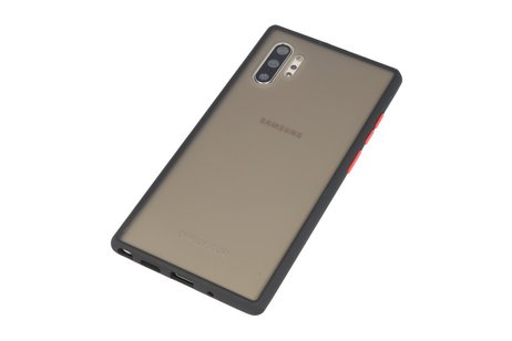 BAOHU Hoesje Geschikt voor de Samsung Galaxy Note 10 Plus - Hard Case Backcover Telefoonhoesje - Zwart
