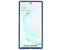 BAOHU Hoesje Geschikt voor de Samsung Galaxy Note 10 Plus - Hard Case Backcover Telefoonhoesje - Blauw