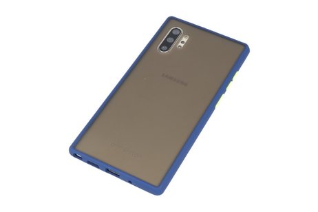 BAOHU Hoesje Geschikt voor de Samsung Galaxy Note 10 Plus - Hard Case Backcover Telefoonhoesje - Blauw