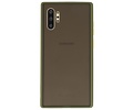 BAOHU Hoesje Geschikt voor de Samsung Galaxy Note 10 Plus - Hard Case Backcover Telefoonhoesje - Groen
