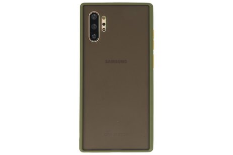 Samsung Galaxy Note 10 Plus Hoesje Hard Case Backcover Telefoonhoesje Groen