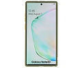 BAOHU Hoesje Geschikt voor de Samsung Galaxy Note 10 Plus - Hard Case Backcover Telefoonhoesje - Groen